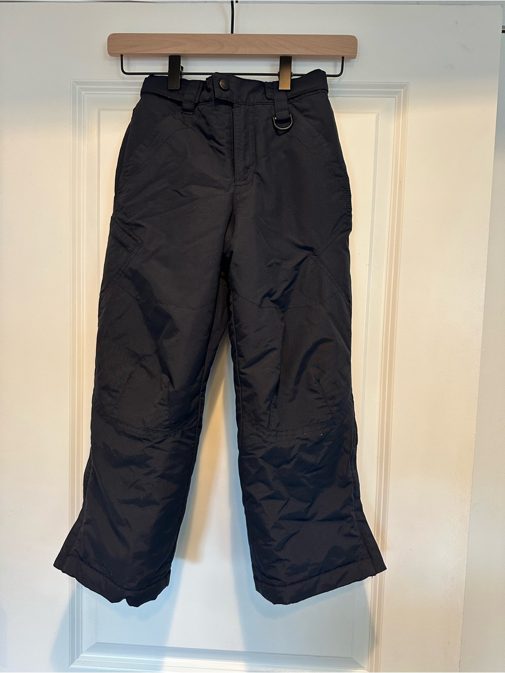 L.L. Bean Black Insulated Ski Pants Kids 5-6 Warm